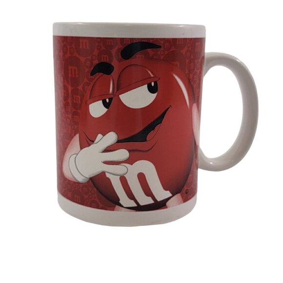 M&M’s Yellow and Red 12 Oz Official Licensed Ceramic Coffee Cup Mug - Picture 12 of 16